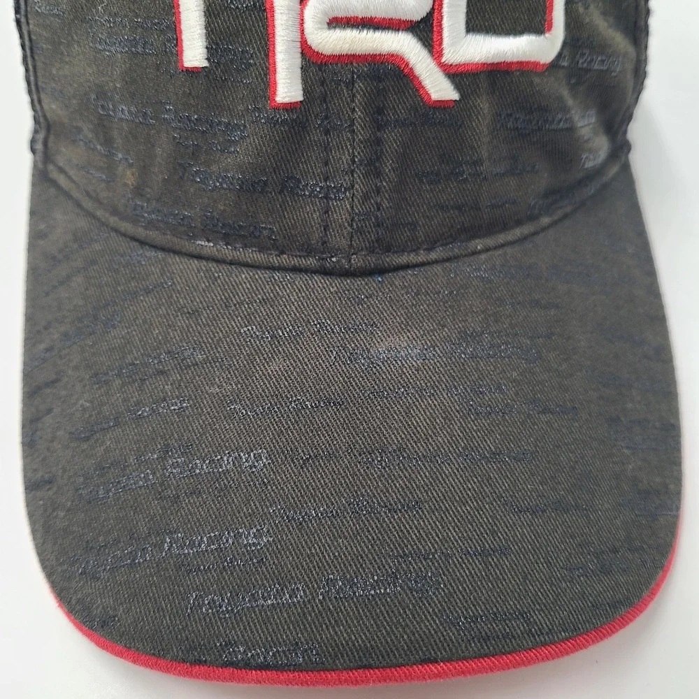 Toyota TRD Hat Adjustable Trucker Mesh‎ Black Red Toyota Racing Development Men